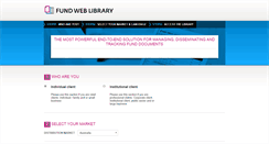 Desktop Screenshot of fundweblibrary.com